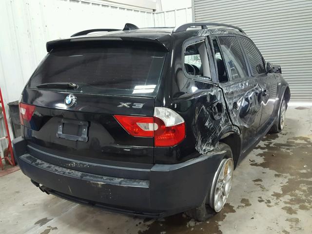 WBXPA73465WC49691 - 2005 BMW X3 2.5I BLACK photo 4