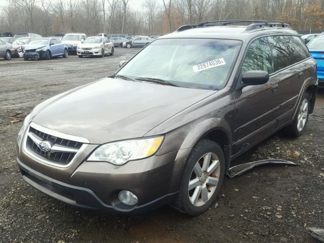 4S4BP61C986307087 - 2008 SUBARU OUTBACK 2. BROWN photo 2