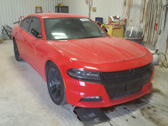 2C3CDXCT7HH559346 - 2017 DODGE CHARGER R/ RED photo 1