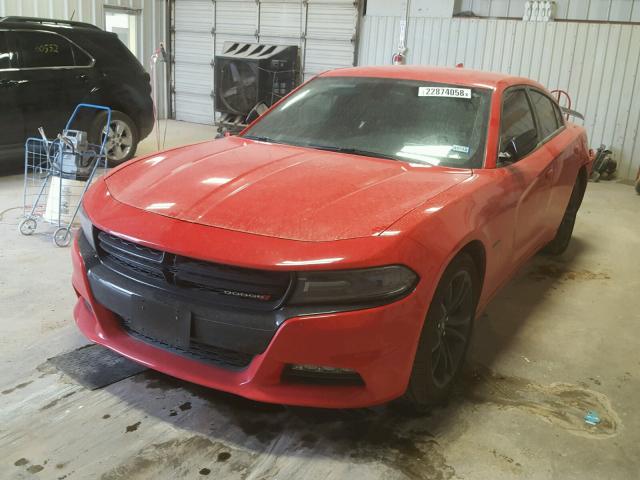 2C3CDXCT7HH559346 - 2017 DODGE CHARGER R/ RED photo 2