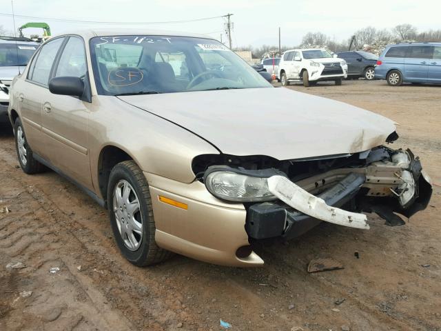 1G1ND52J52M512127 - 2002 CHEVROLET MALIBU GOLD photo 1