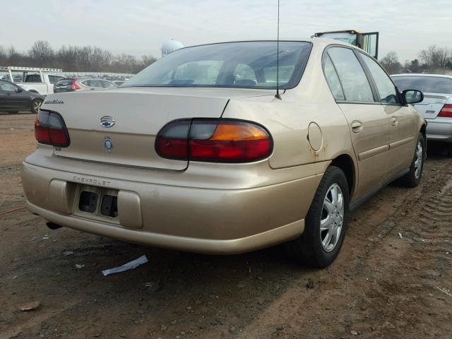 1G1ND52J52M512127 - 2002 CHEVROLET MALIBU GOLD photo 4