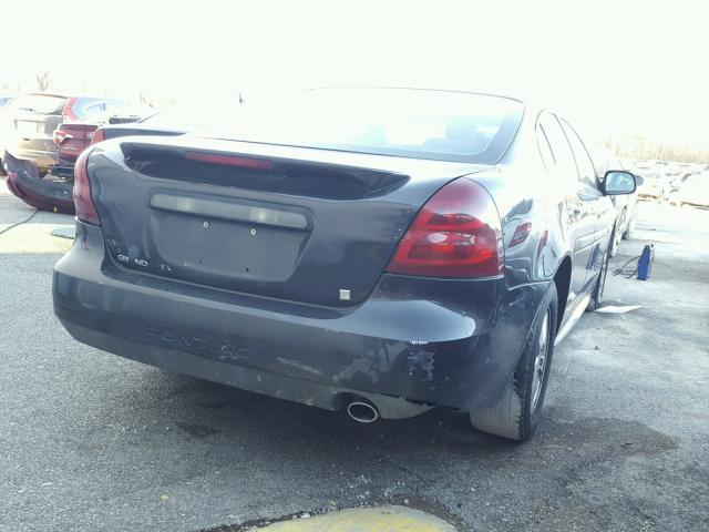 2G2WP552781126289 - 2008 PONTIAC GRAND PRIX BLACK photo 4