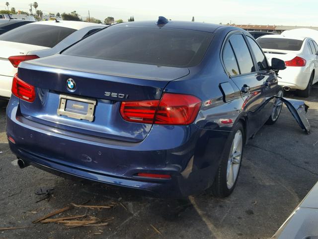 WBA8E1G3XHNU15610 - 2017 BMW 320 I BLUE photo 4