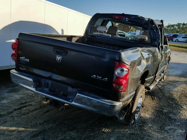 3D7MX38A88G136286 - 2008 DODGE RAM 3500 S BLACK photo 4