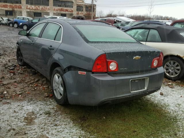 1G1ZG57B884271456 - 2008 CHEVROLET MALIBU LS 灰色 照片 3