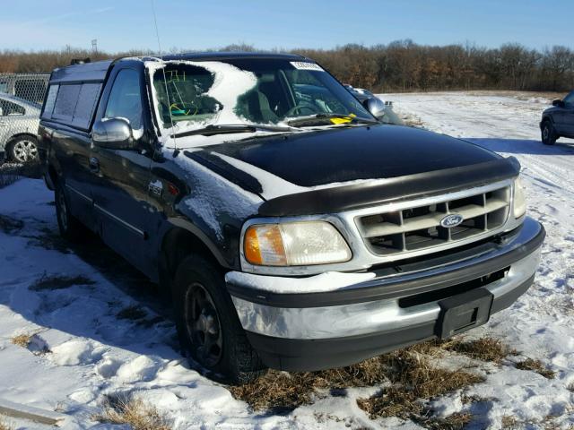 1FTZF1720WKB16850 - 1998 FORD F150 BLACK photo 1