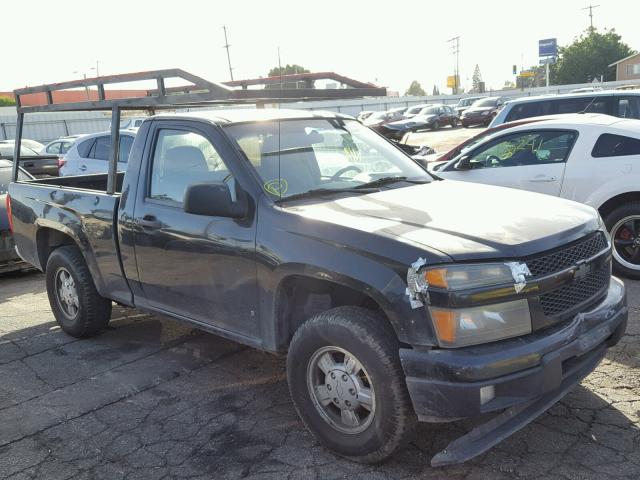 1GCCS149378159113 - 2007 CHEVROLET COLORADO BLACK photo 1