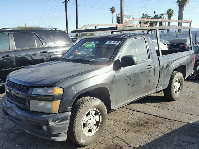 1GCCS149378159113 - 2007 CHEVROLET COLORADO BLACK photo 2