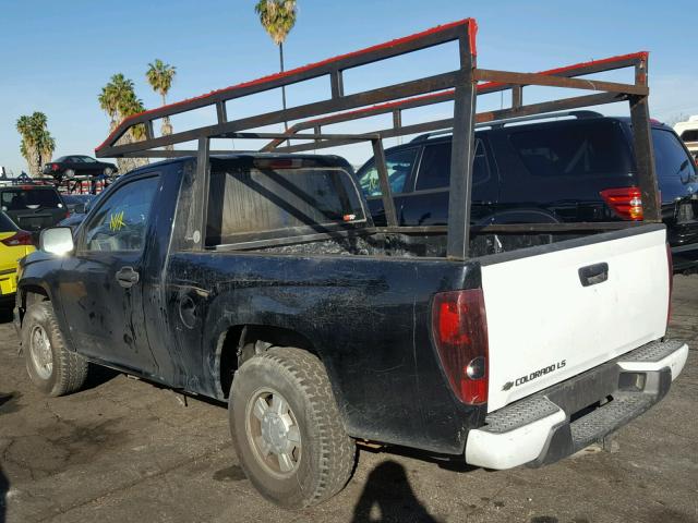 1GCCS149378159113 - 2007 CHEVROLET COLORADO BLACK photo 3