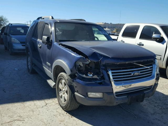 1FMEU73E76UA42740 - 2006 FORD EXPLORER X BLUE photo 1