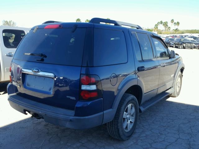 1FMEU73E76UA42740 - 2006 FORD EXPLORER X BLUE photo 4