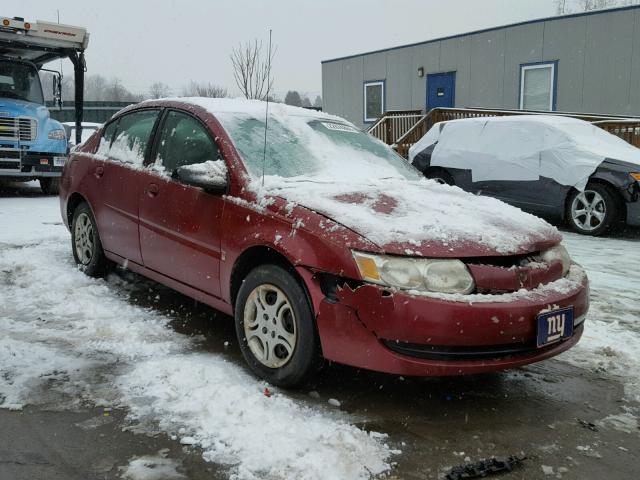 1G8AZ52F44Z225736 - 2004 SATURN ION LEVEL BURGUNDY photo 1