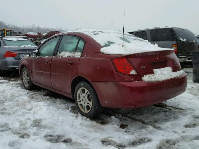 1G8AZ52F44Z225736 - 2004 SATURN ION LEVEL BURGUNDY photo 3