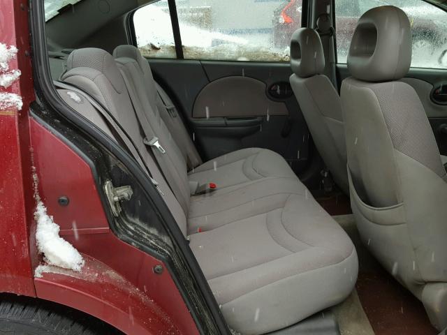 1G8AZ52F44Z225736 - 2004 SATURN ION LEVEL BURGUNDY photo 6