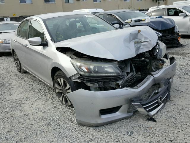 1HGCR2F34DA150212 - 2013 HONDA ACCORD LX SILVER photo 1