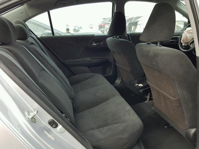 1HGCR2F34DA150212 - 2013 HONDA ACCORD LX SILVER photo 6