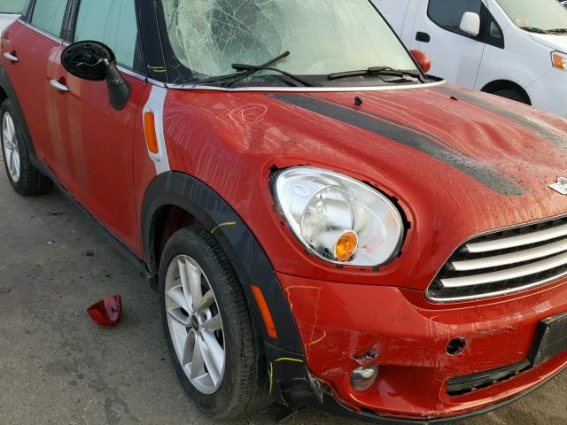 WMWZB3C52EWR41025 - 2014 MINI COOPER COU RED photo 9