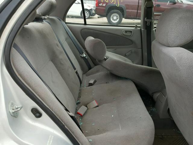 1Y1SK528XYZ434321 - 2000 CHEVROLET GEO PRIZM 银色 照片 6