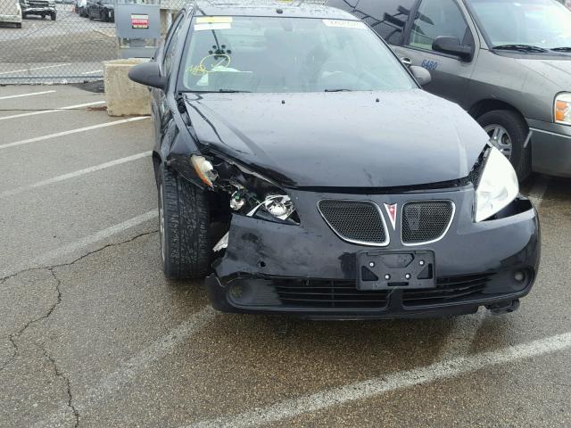 1G2ZH558964286609 - 2006 PONTIAC G6 GT BLACK photo 9