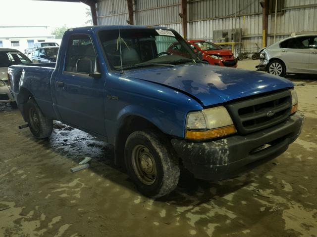 1FTYR10V9XPB66528 - 1999 FORD RANGER BLUE photo 1