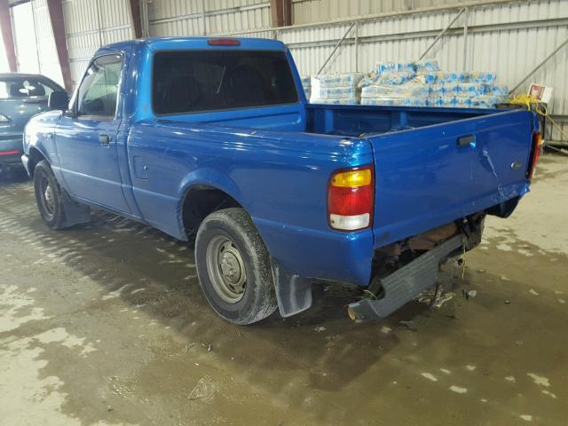 1FTYR10V9XPB66528 - 1999 FORD RANGER BLUE photo 3