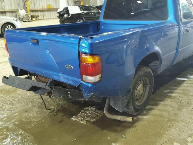 1FTYR10V9XPB66528 - 1999 FORD RANGER BLUE photo 9