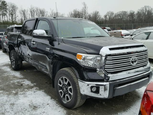 5TFHY5F18GX535264 - 2016 TOYOTA TUNDRA CRE BLACK photo 1