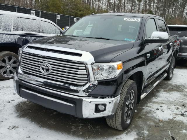 5TFHY5F18GX535264 - 2016 TOYOTA TUNDRA CRE BLACK photo 2