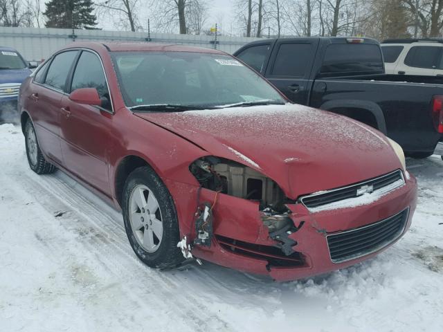 2G1WT58K869141135 - 2006 CHEVROLET IMPALA LT RED photo 1