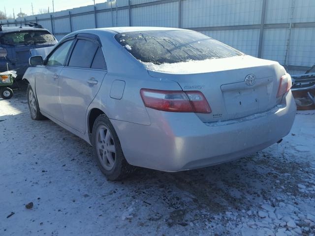 4T1BE46K67U627472 - 2007 TOYOTA CAMRY NEW SILVER photo 3