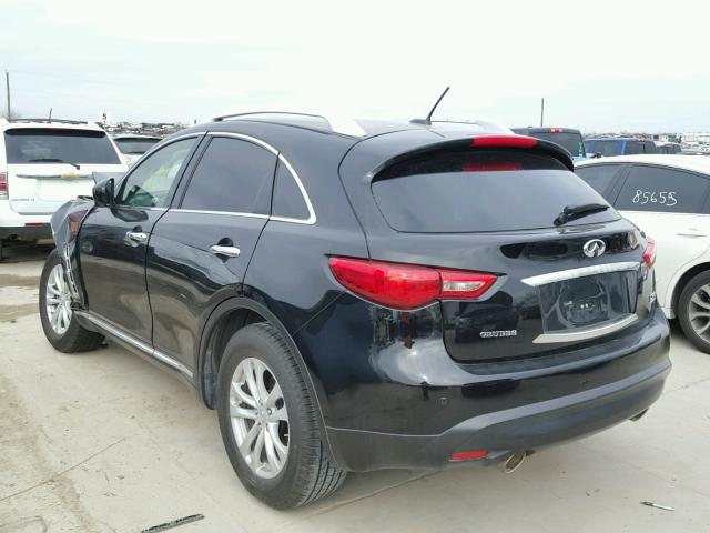 JN8AS1MU3CM121706 - 2012 INFINITI FX35 BLACK photo 3