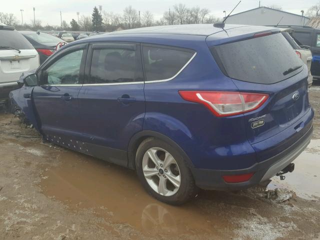 1FMCU9G9XFUA67972 - 2015 FORD ESCAPE SE BLUE photo 3