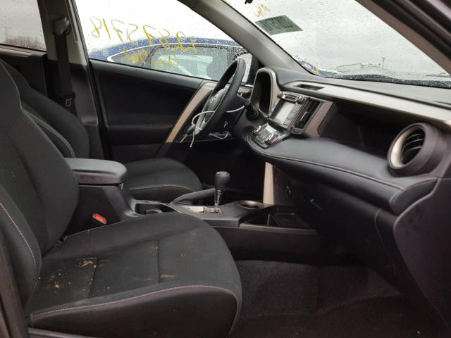 2T3WFREV1DW026044 - 2013 TOYOTA RAV4 XLE GRAY photo 5
