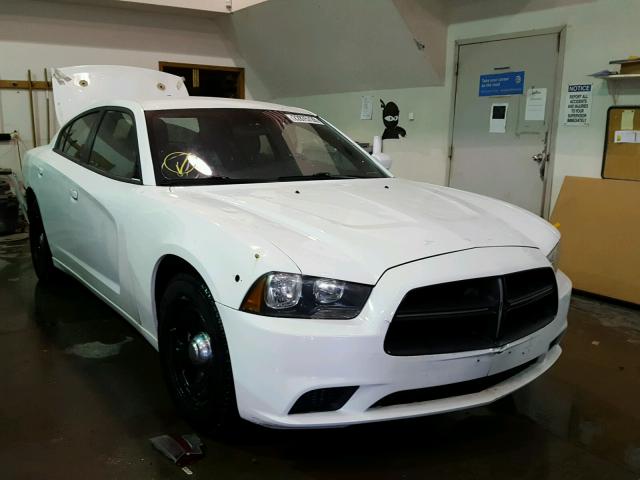2C3CDXAG3CH284430 - 2012 DODGE CHARGER PO WHITE photo 1