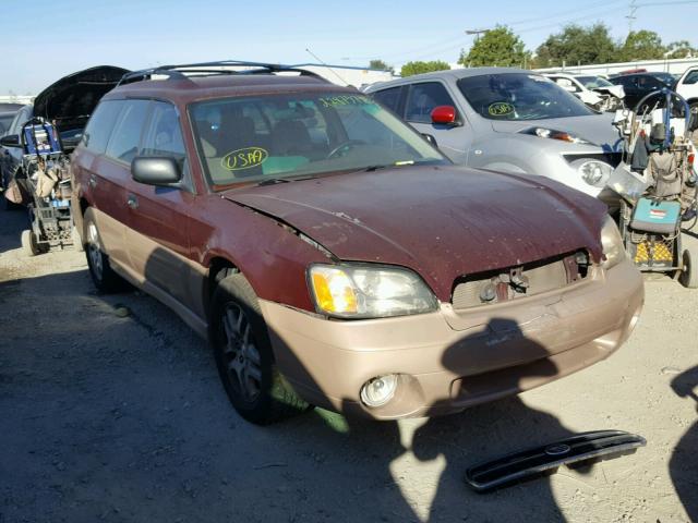 4S3BH6754Y7603686 - 2000 SUBARU LEGACY OUT MAROON photo 1