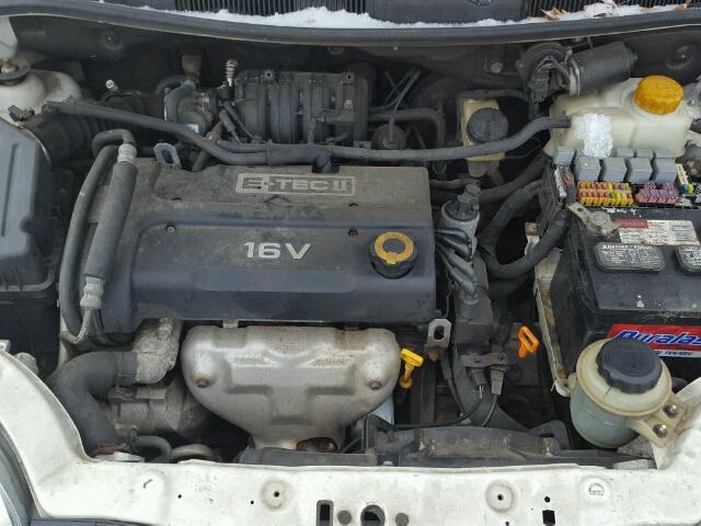 KL1TD66637B764897 - 2007 CHEVROLET AVEO BASE Biały zdjęcie 7