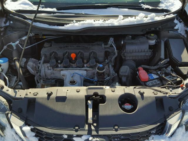 19XFB2F50DE043821 - 2013 HONDA CIVIC LX GRAY photo 7