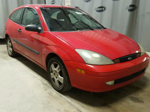3FAFP31313R192636 - 2003 FORD FOCUS ZX3 RED photo 1