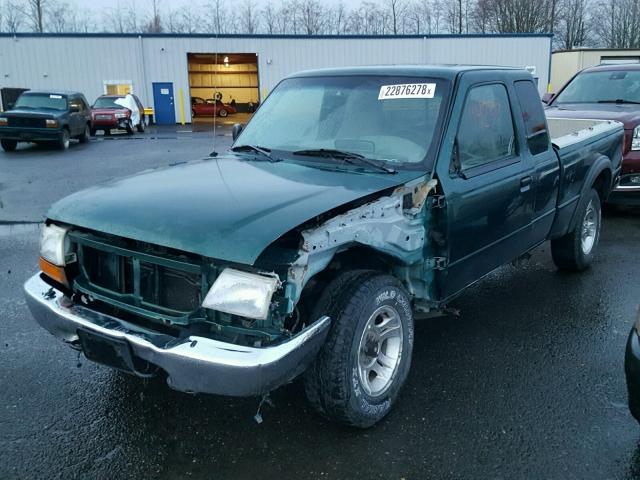 1FTZR15V4YTA64897 - 2000 FORD RANGER SUP GREEN photo 2