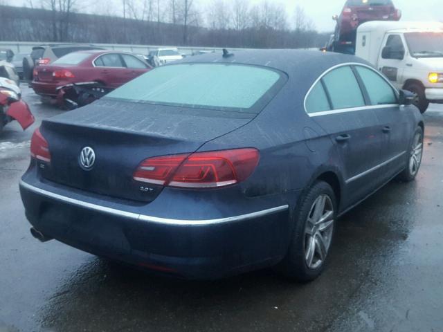 WVWBP7AN3DE502758 - 2013 VOLKSWAGEN CC SPORT BLUE photo 4