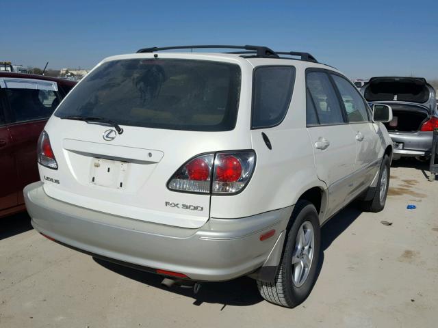 JTJHF10UX20259573 - 2002 LEXUS RX 300 WHITE photo 4