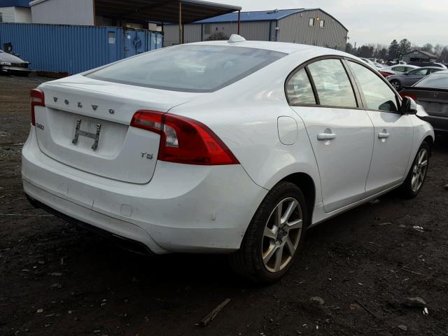 YV1612FS2E2284619 - 2014 VOLVO S60 T5 WHITE photo 4