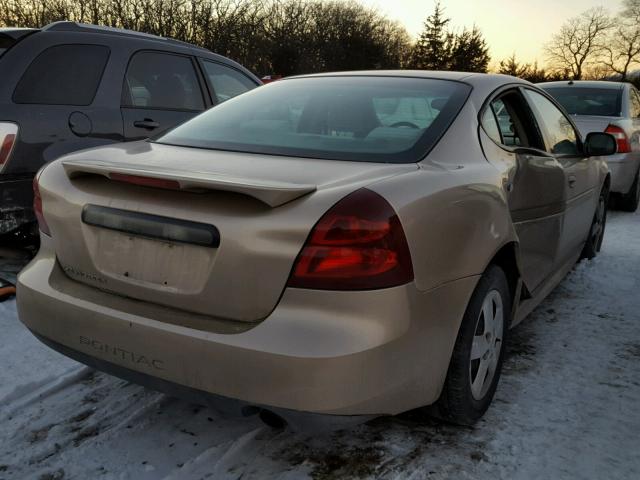 2G2WP522351312105 - 2005 PONTIAC GRAND PRIX GOLD photo 4