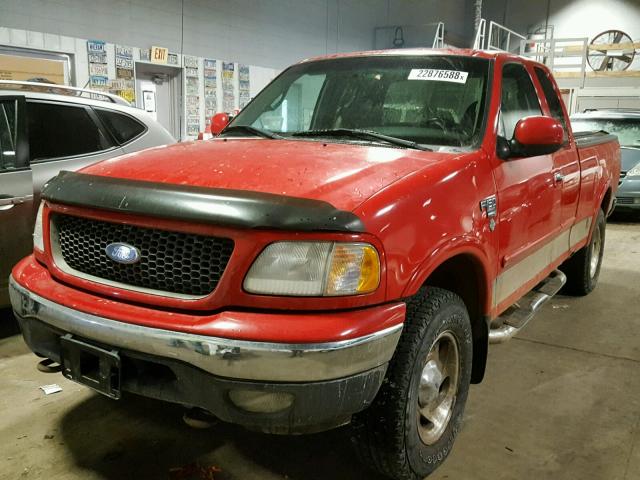 1FTRX18L7YNC41558 - 2000 FORD F150 RED photo 2