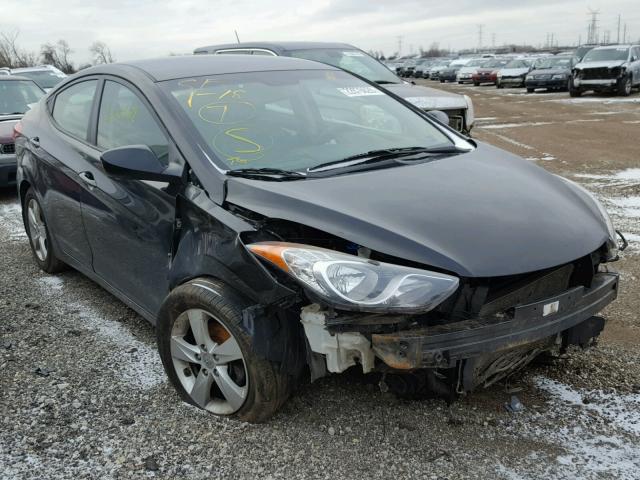 KMHDH4AE4DU560576 - 2013 HYUNDAI ELANTRA GL BLACK photo 1