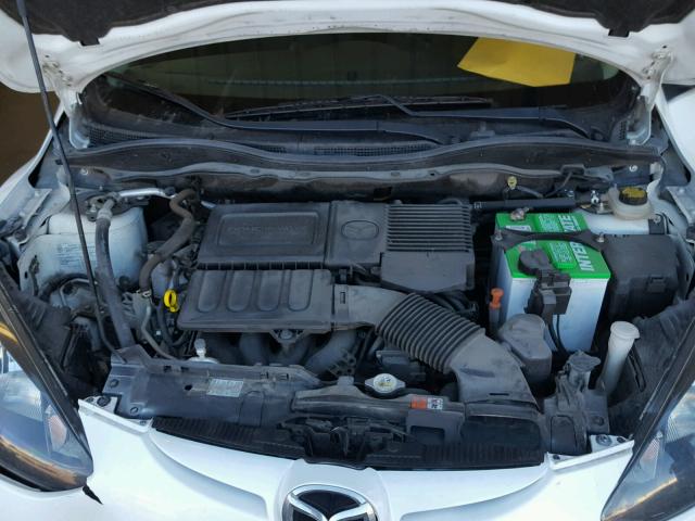 JM1DE1KY8E0186390 - 2014 MAZDA MAZDA2 SPO WHITE photo 7