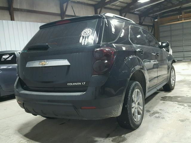 2GNALCEK2F6304395 - 2015 CHEVROLET EQUINOX LT BLACK photo 4