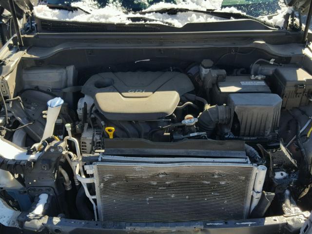 KNDJN2A23E7095718 - 2014 KIA SOUL GRAY photo 7