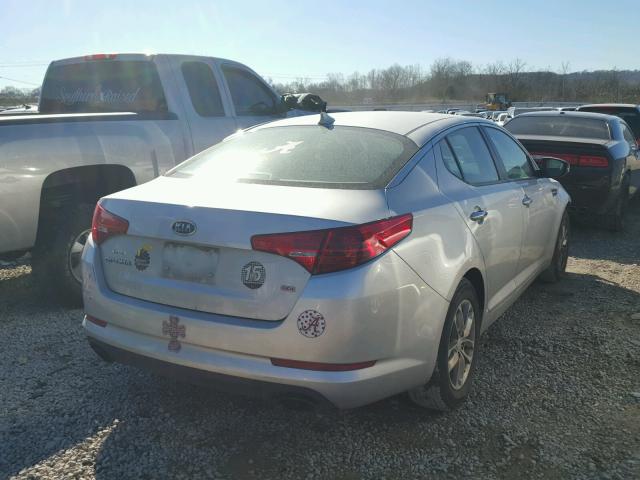 5XXGM4A71CG032710 - 2012 KIA OPTIMA LX SILVER photo 4